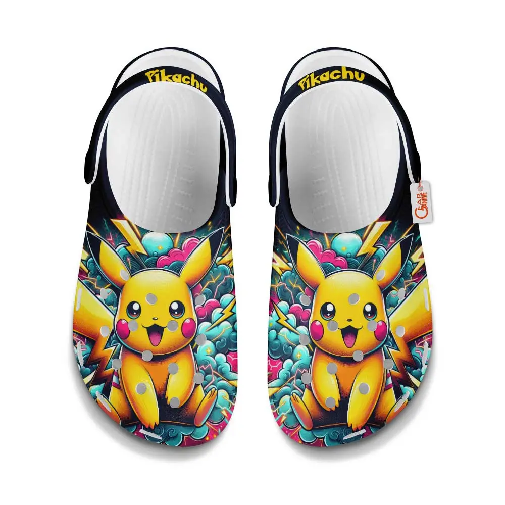 Pikachu Edition Custom Anime Clogs Art Style