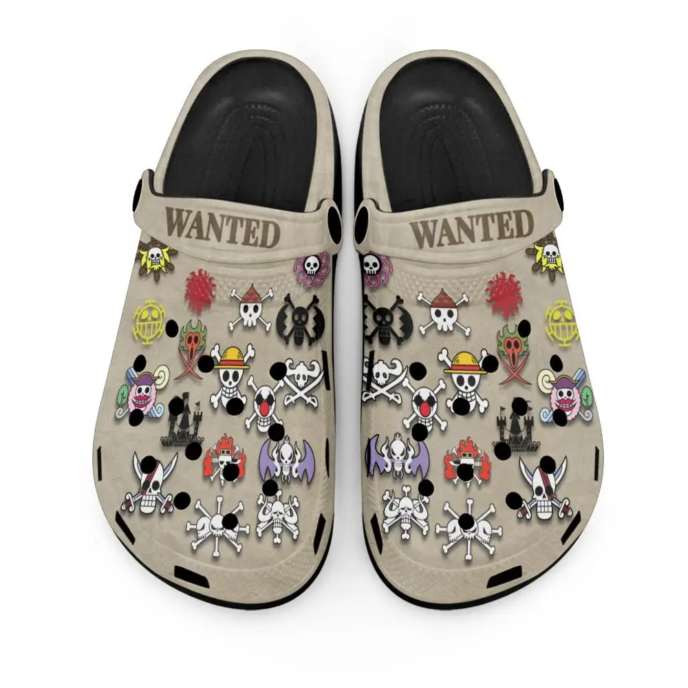 Pirate Jolly Rogers Edition Custom Anime Clogs