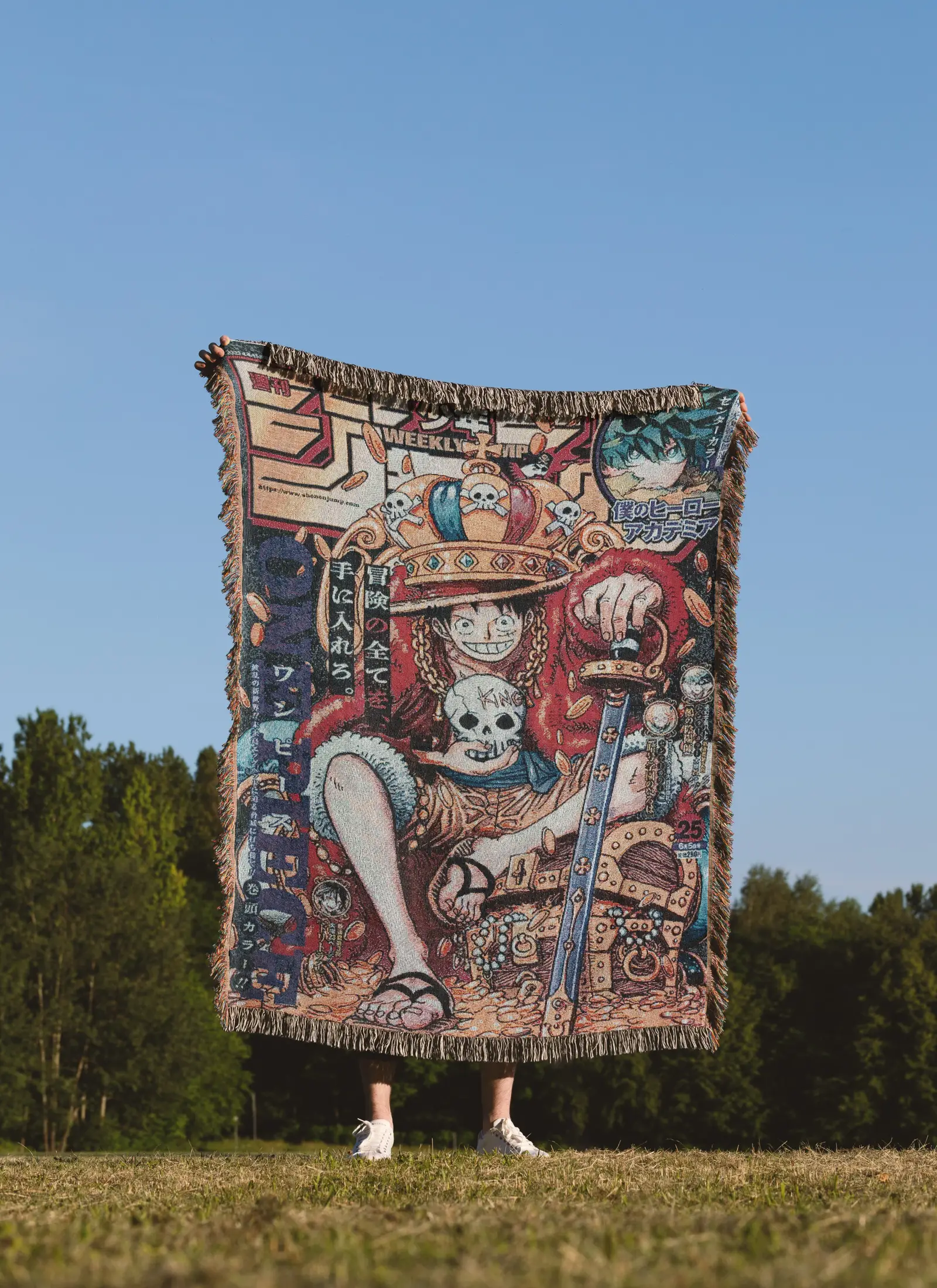 Pirate King Woven Blanket / Tapestry