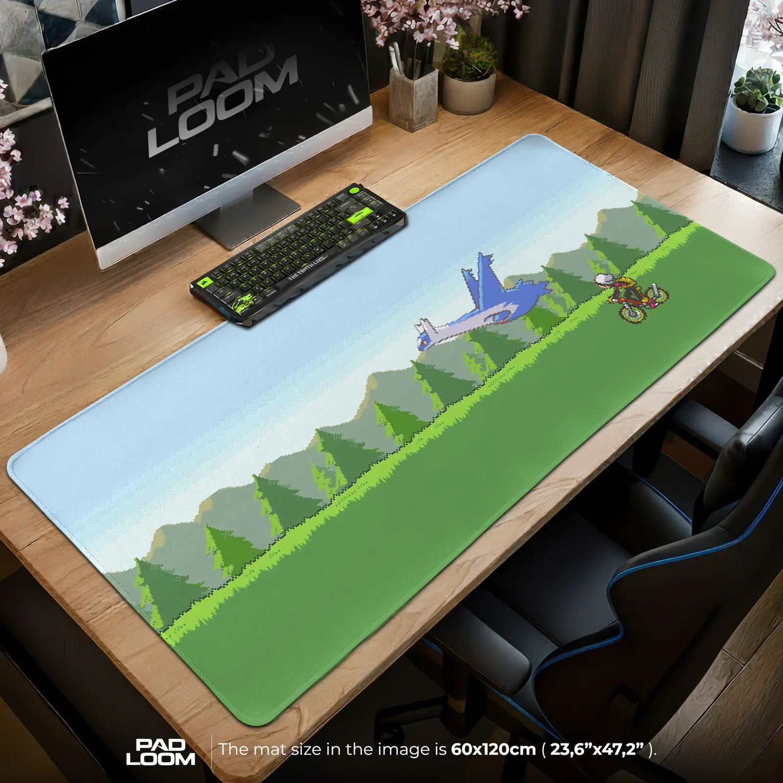 Pokémon Hoenn Journey Mouse Pad - Retro Adventure Desk Mat