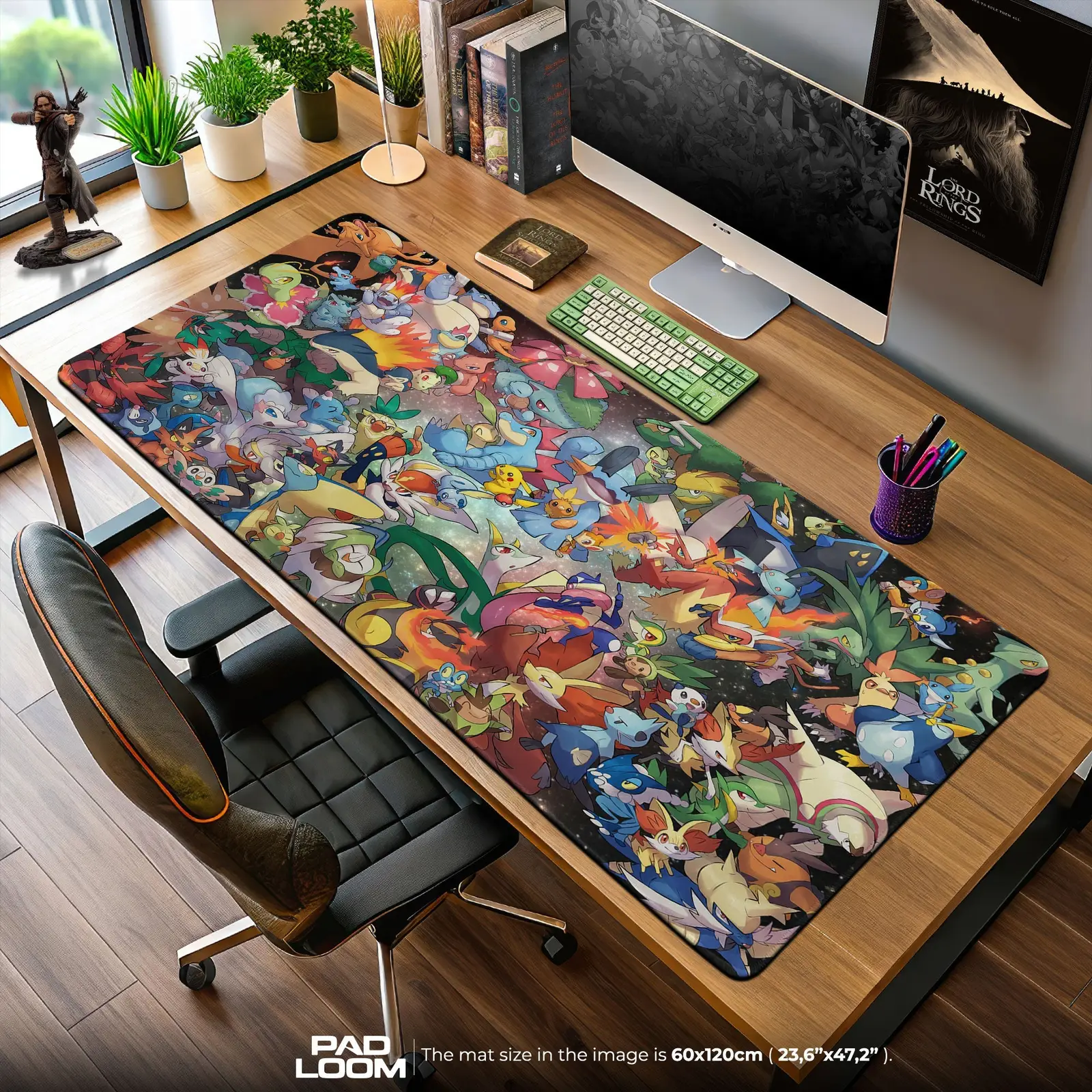 Pokémon Starters Mouse Pad – Ultimate Starter Collection Desk Mat