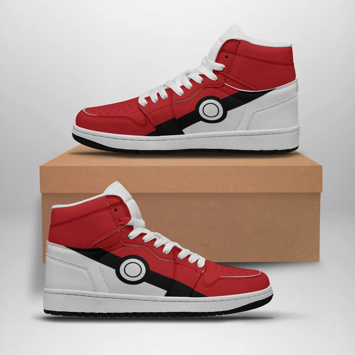 Poke Ball Pokemon Air Jordan 1 Shoes