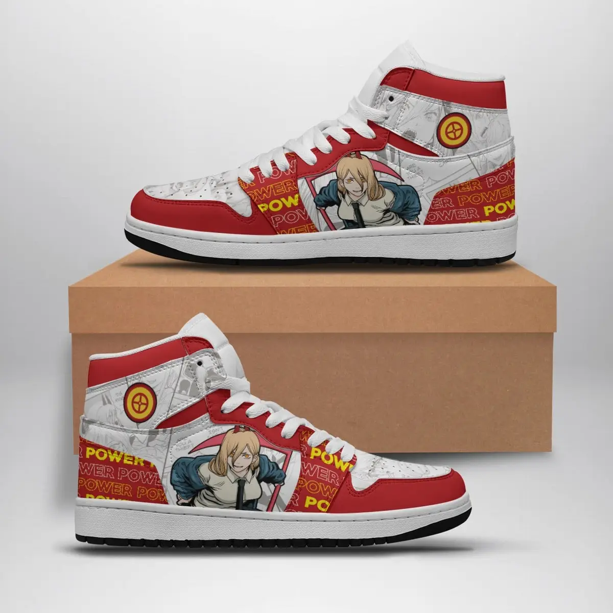 Power Chainsaw Man Air Jordan 1 Shoes