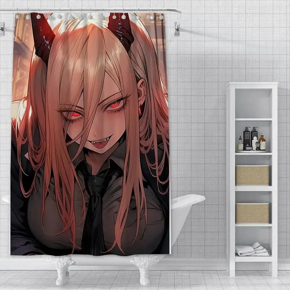 Power Shower Curtain
