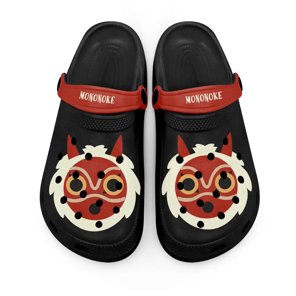 Princess Mononoke Mask Personalized Anime Clogs