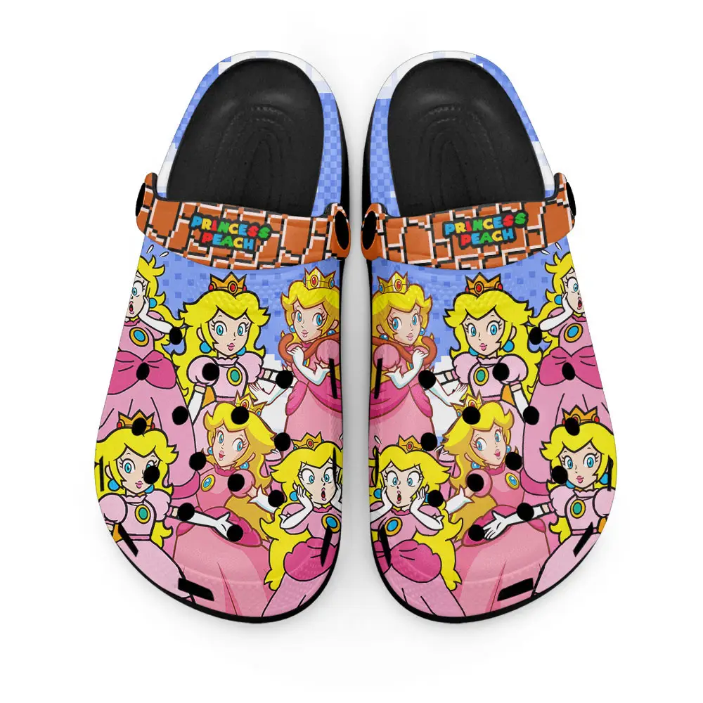 Princess Peach Premium EVA Clogs Custom Super Mario