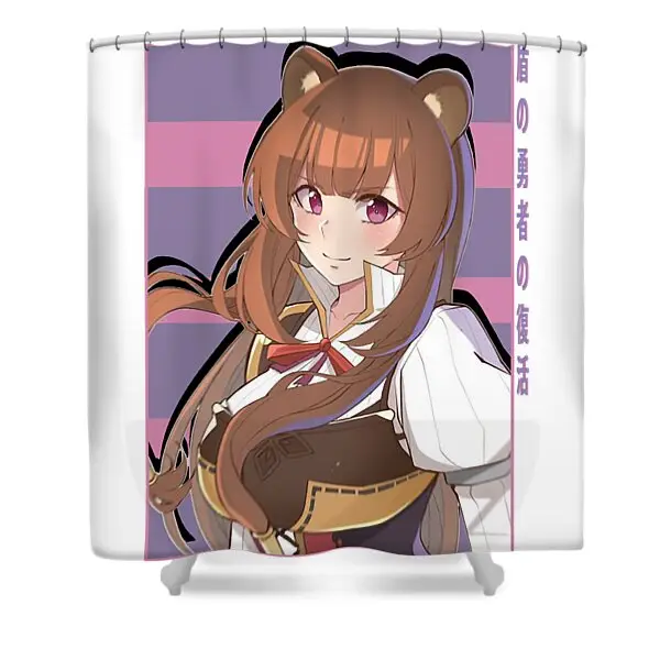 Raphtalia Beauty Rising Of The Shield Hero Shower Curtain | Anime Shower Curtains