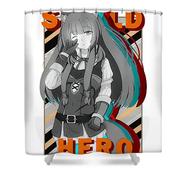 Raphtalia Cute The Rising Of The Shield Hero Shower Curtain | Anime Shower Curtains