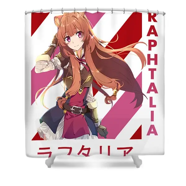 Raphtalia Rising Of The Shield Hero Anime JShower Curtain | Anime Shower Curtains