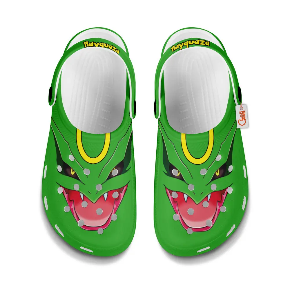 Rayquaza Edition Custom Anime Clogs Funny Style