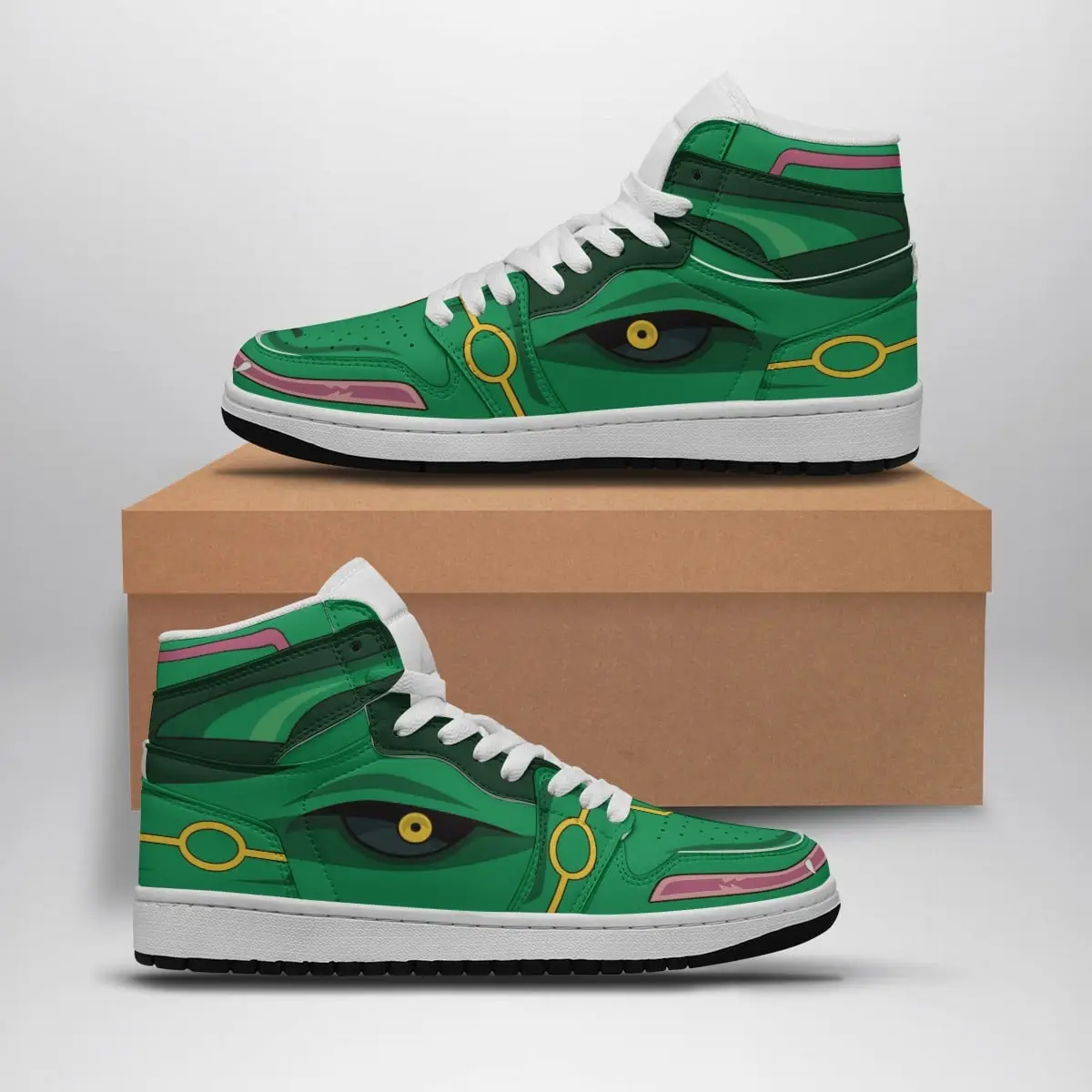 Rayquaza Pokemon Air Jordan 1 Shoes