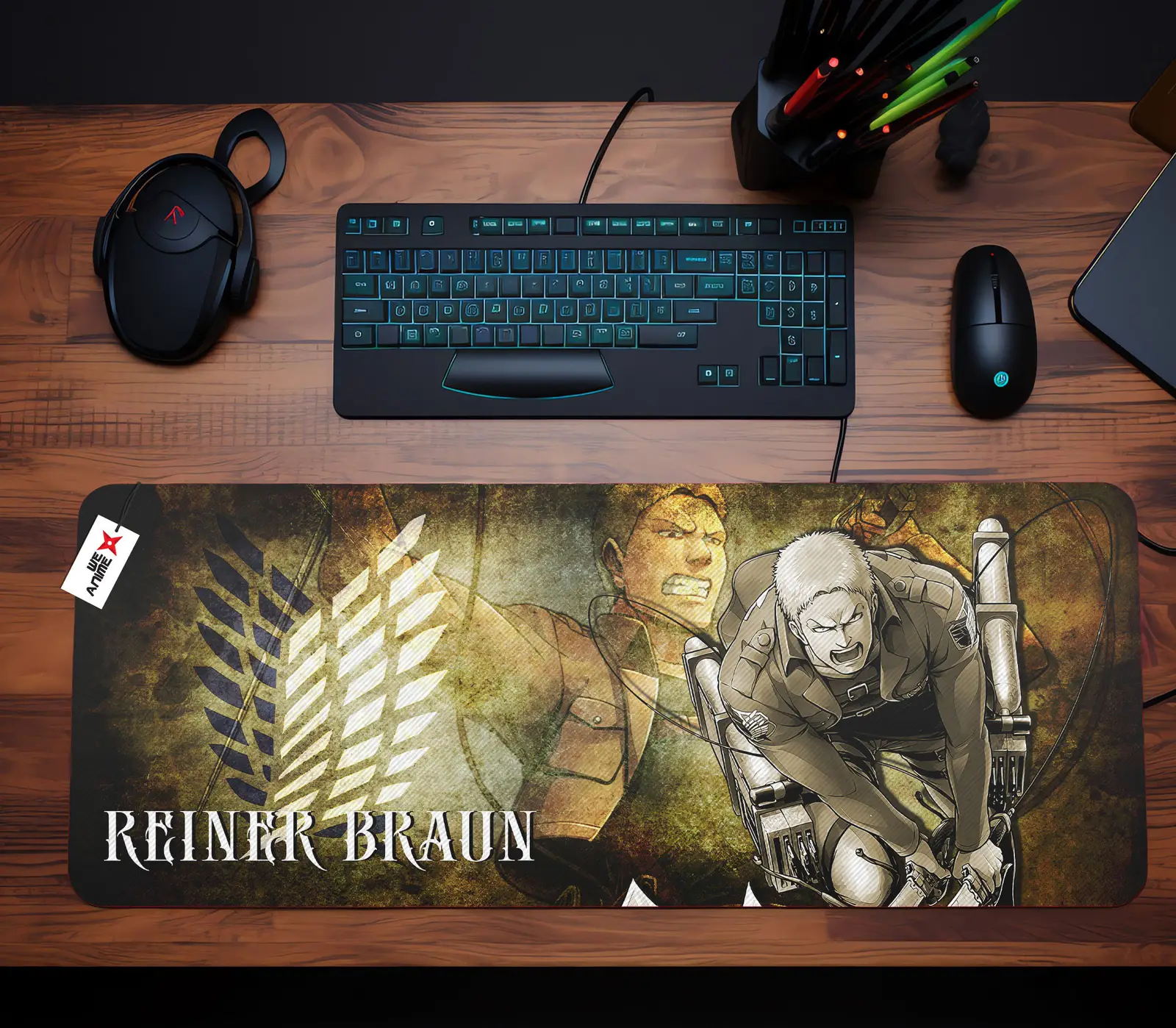 Reiner Braun Mouse Mats Personalized Name Custom