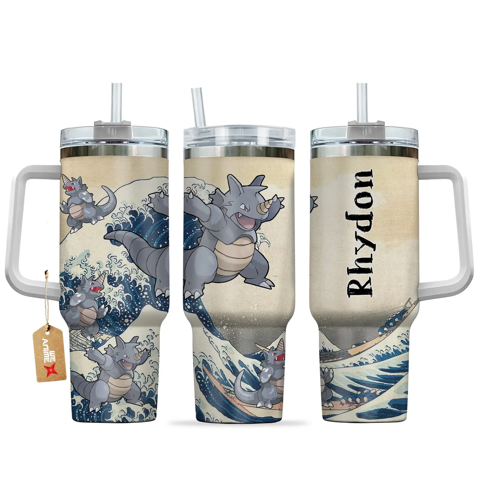 Rhydon Anime Tumbler 40oz Kanagawa Collection