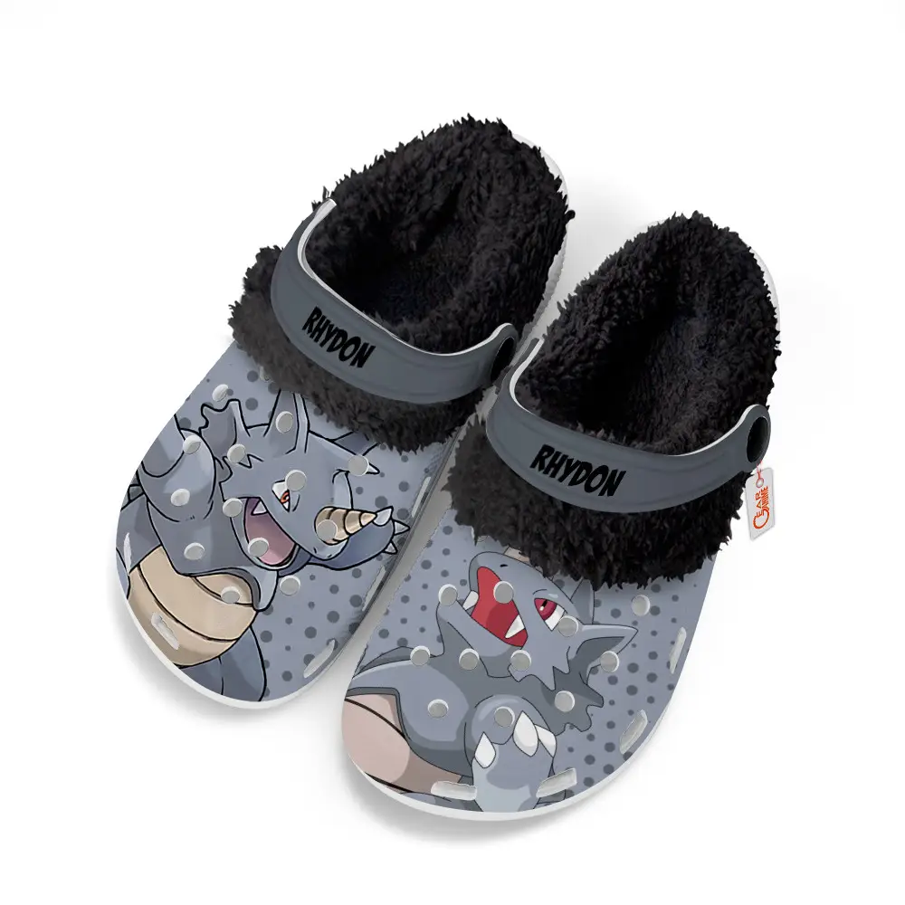 Rhydon Fleece-Lined Clogs Custom Name