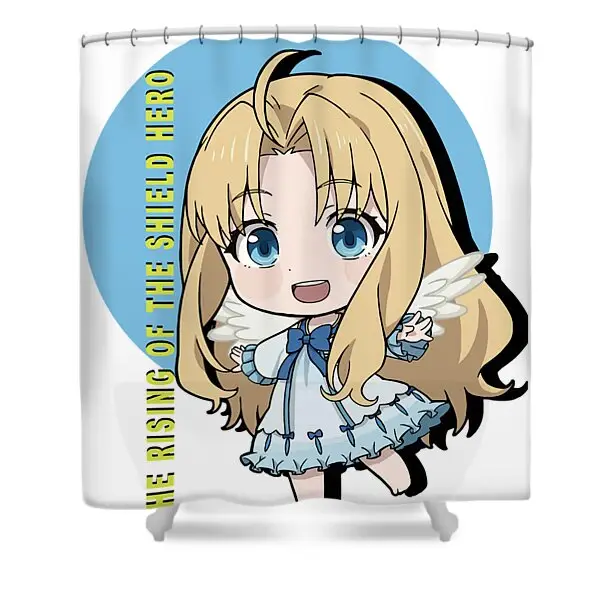 Rising Of The Shield Hero Filo Cute Chibi Shower Curtain | Anime Shower Curtains