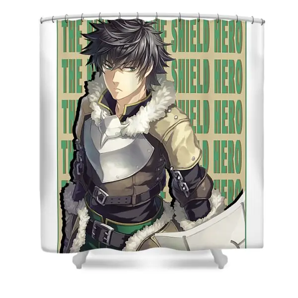 Rising Of The Shield Hero Naofumi Japanese Manga Shower Curtain | Anime Shower Curtains