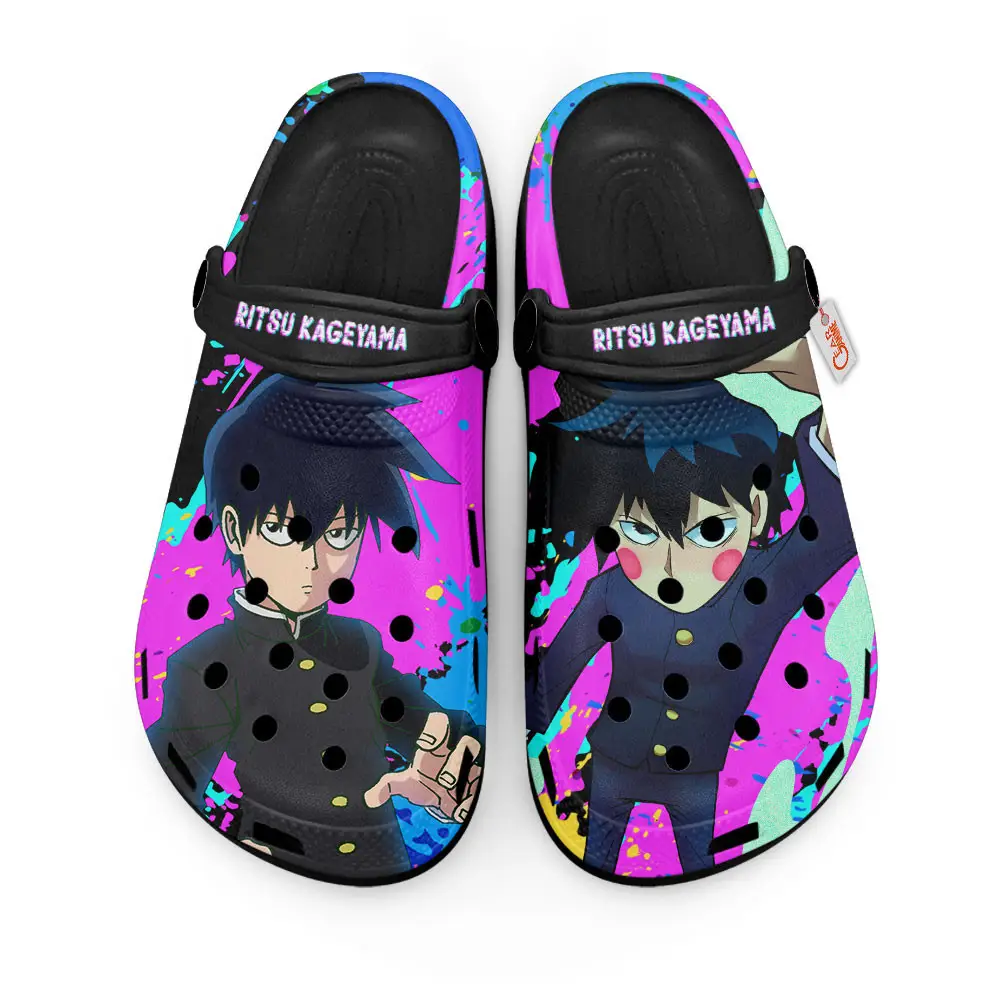 Ritsu Kageyama Personalized Anime Clogs