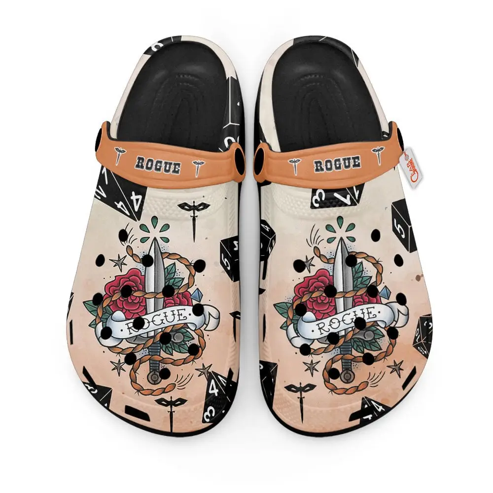 Rogue Dungeons And Dragons Edition Premium Clogs for True Fans
