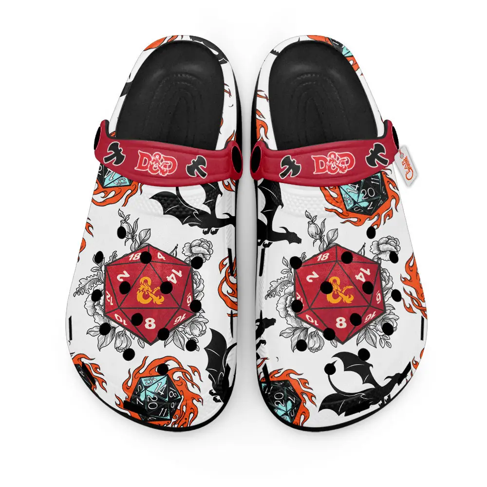 Roll Dice Dungeons And Dragons Edition Premium Clogs for True Fans