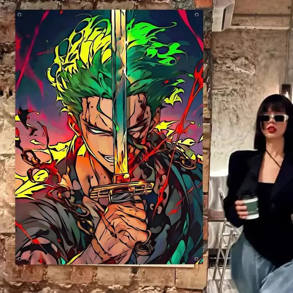 Roronoa Zoro Flag Tapestry