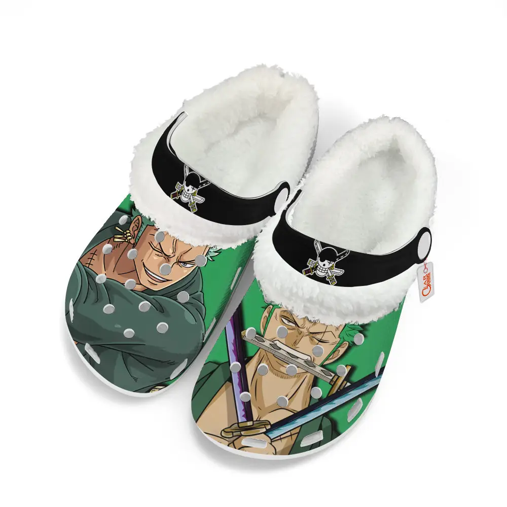 Roronoa Zoro Fleece-Lined Clogs