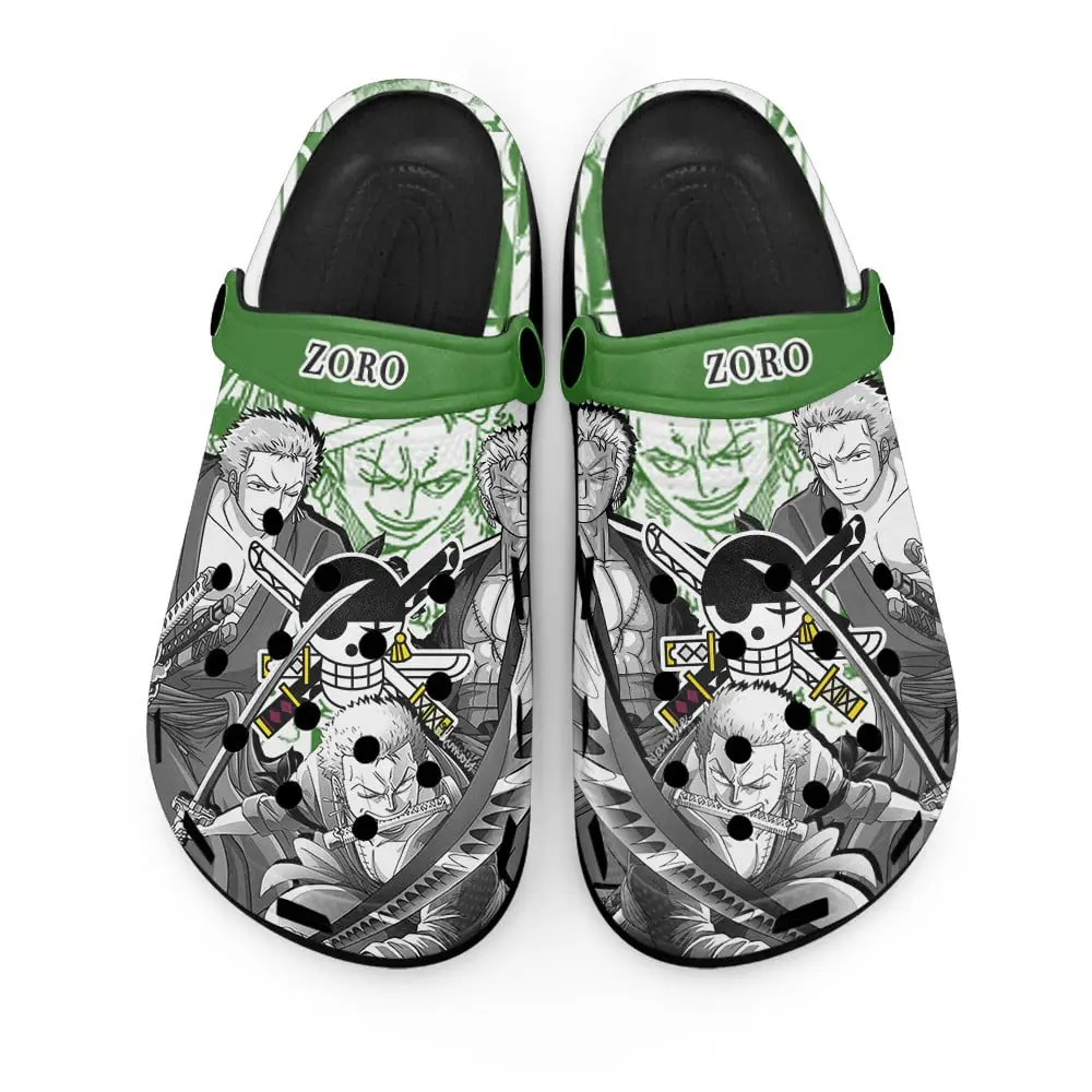 Roronoa Zoro Jolly Roger Clogs Personalized Name
