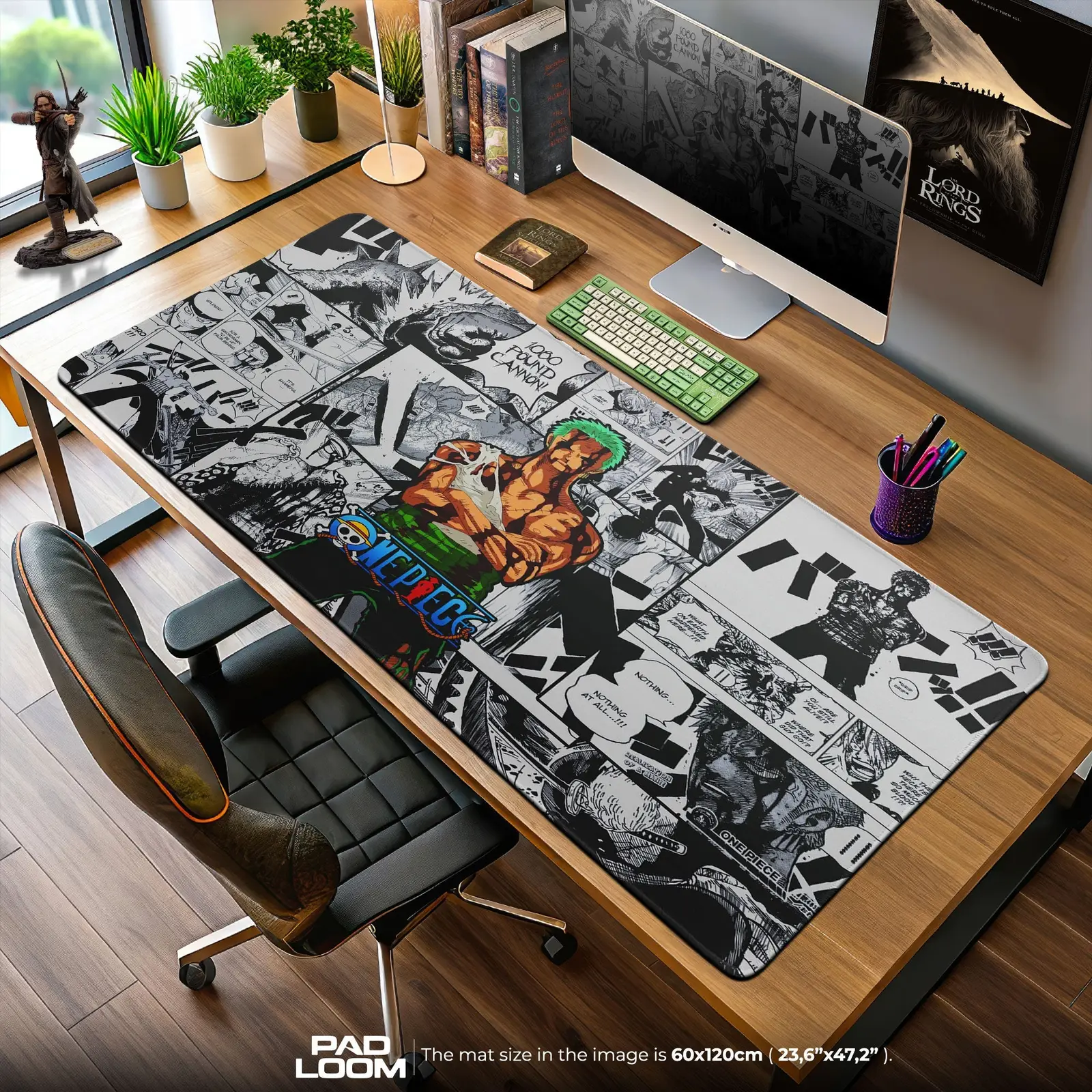 Roronoa Zoro Mouse Pad - Manga Strike Anime Desk Mat