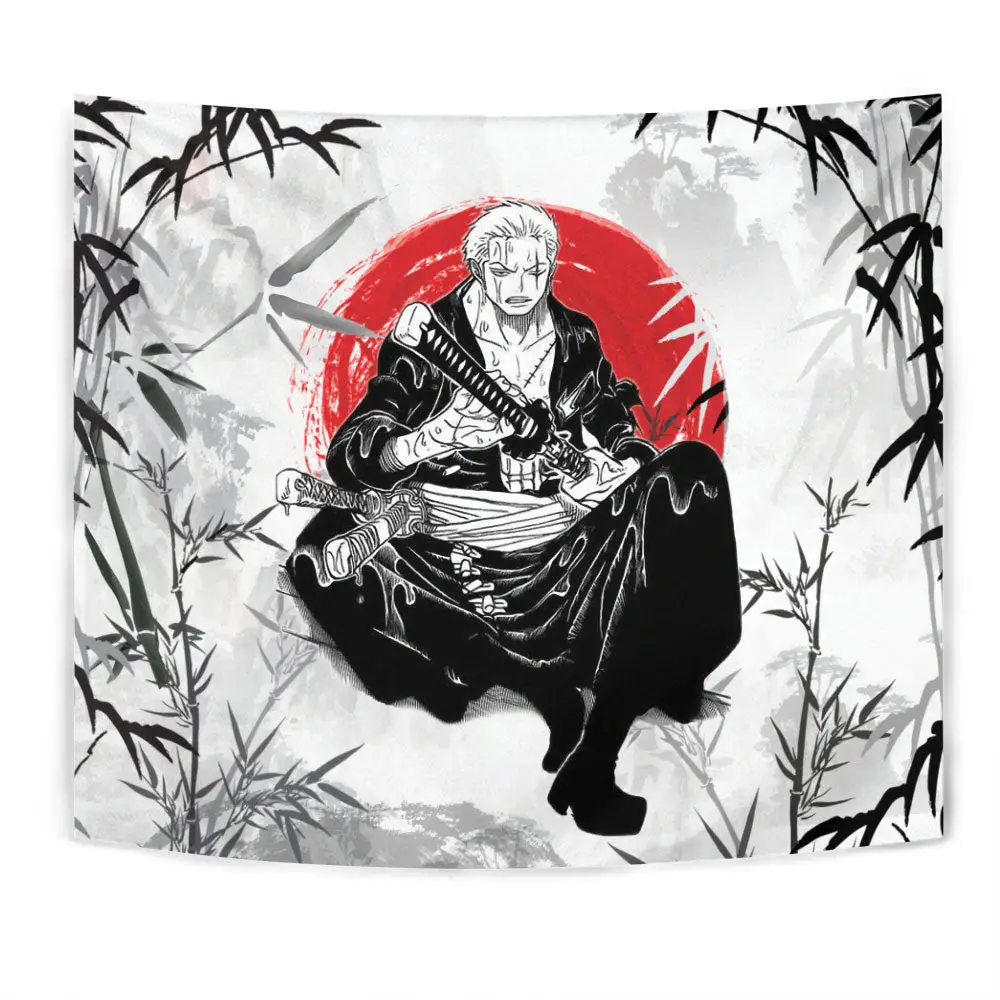 Roronoa Zoro Tapestry Custom Anime Wall Decor For Fans