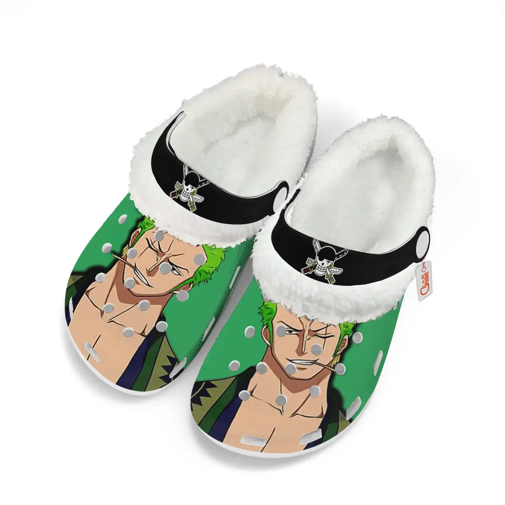 Roronoa Zoro Wano Arc Fleece-Lined Clogs