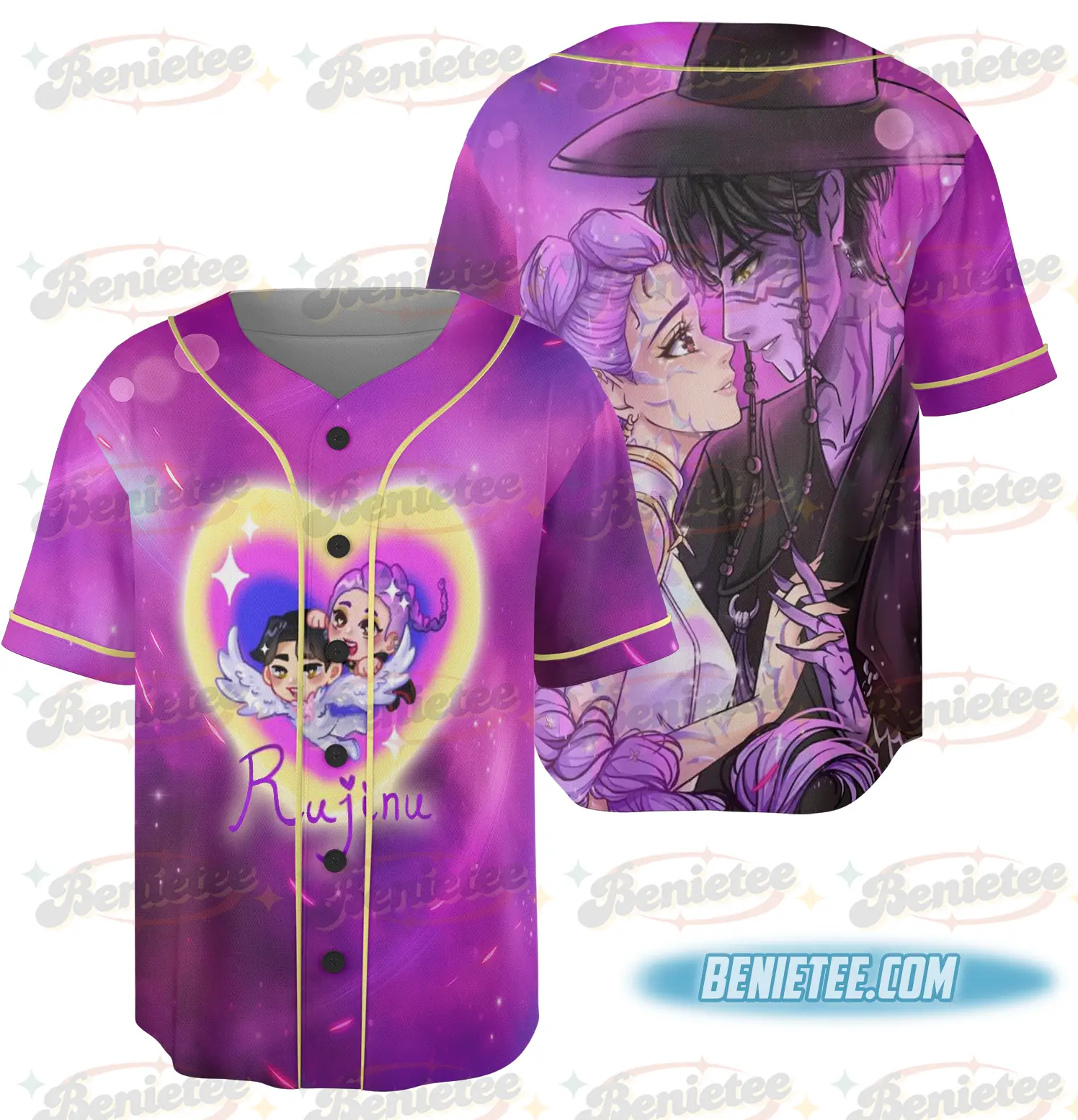Rujinu Baseball Jersey, Anime Manga, Shirt, Idols KPop Jersey - Benietee Shop