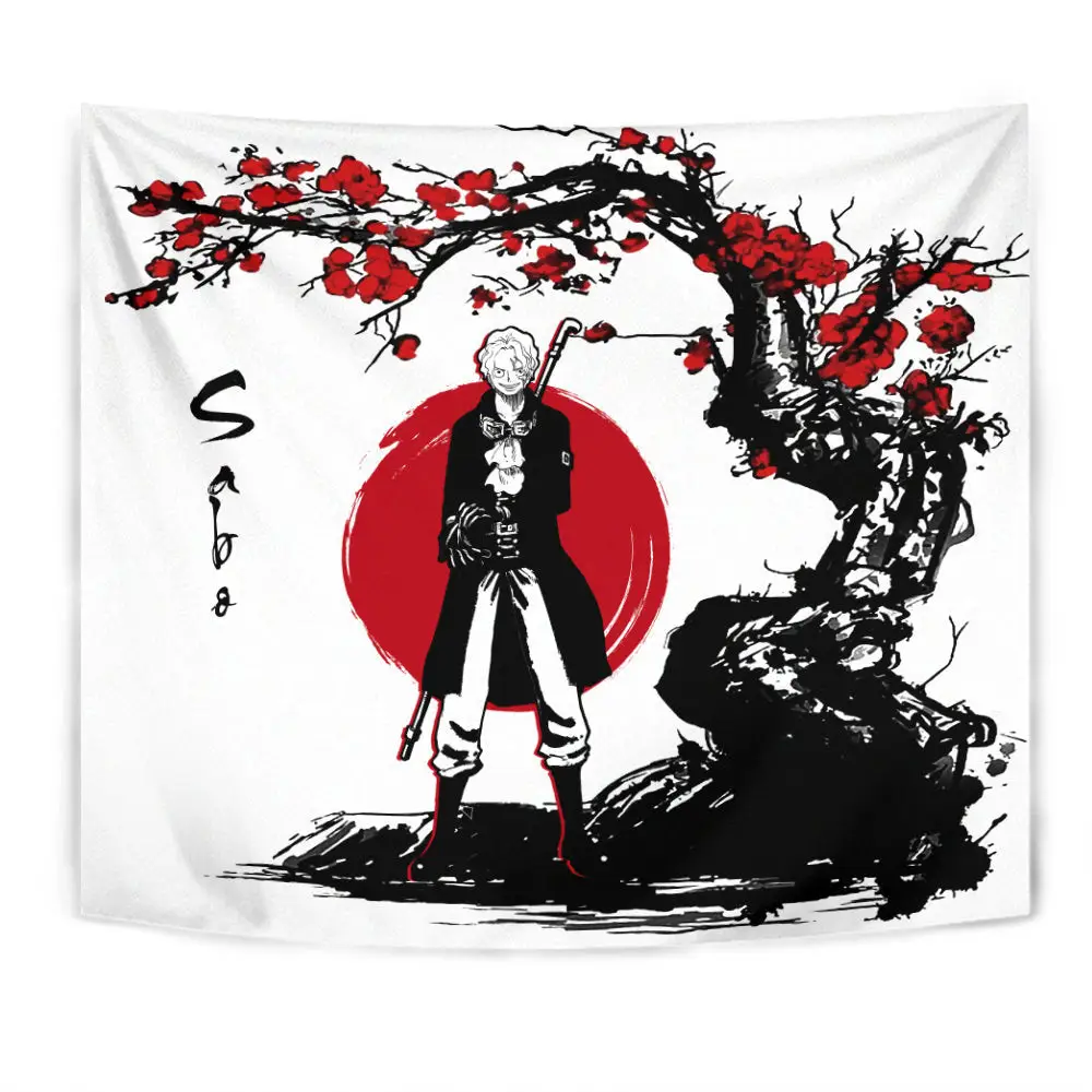 Sabo Tapestry Custom Anime Bedroom Living Room Home Decoration