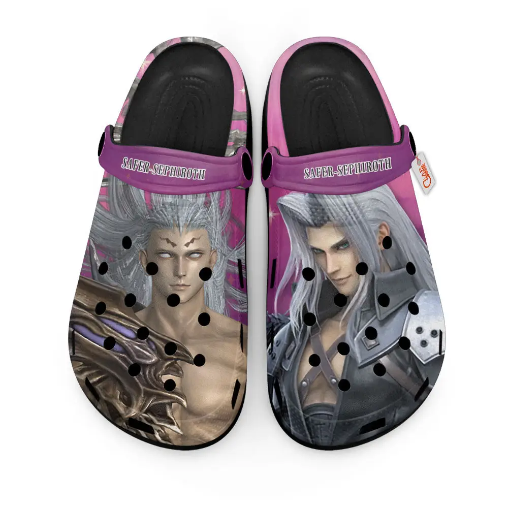 Safer-Sephiroth Final Fantasy Edition Premium Clogs for True Fans