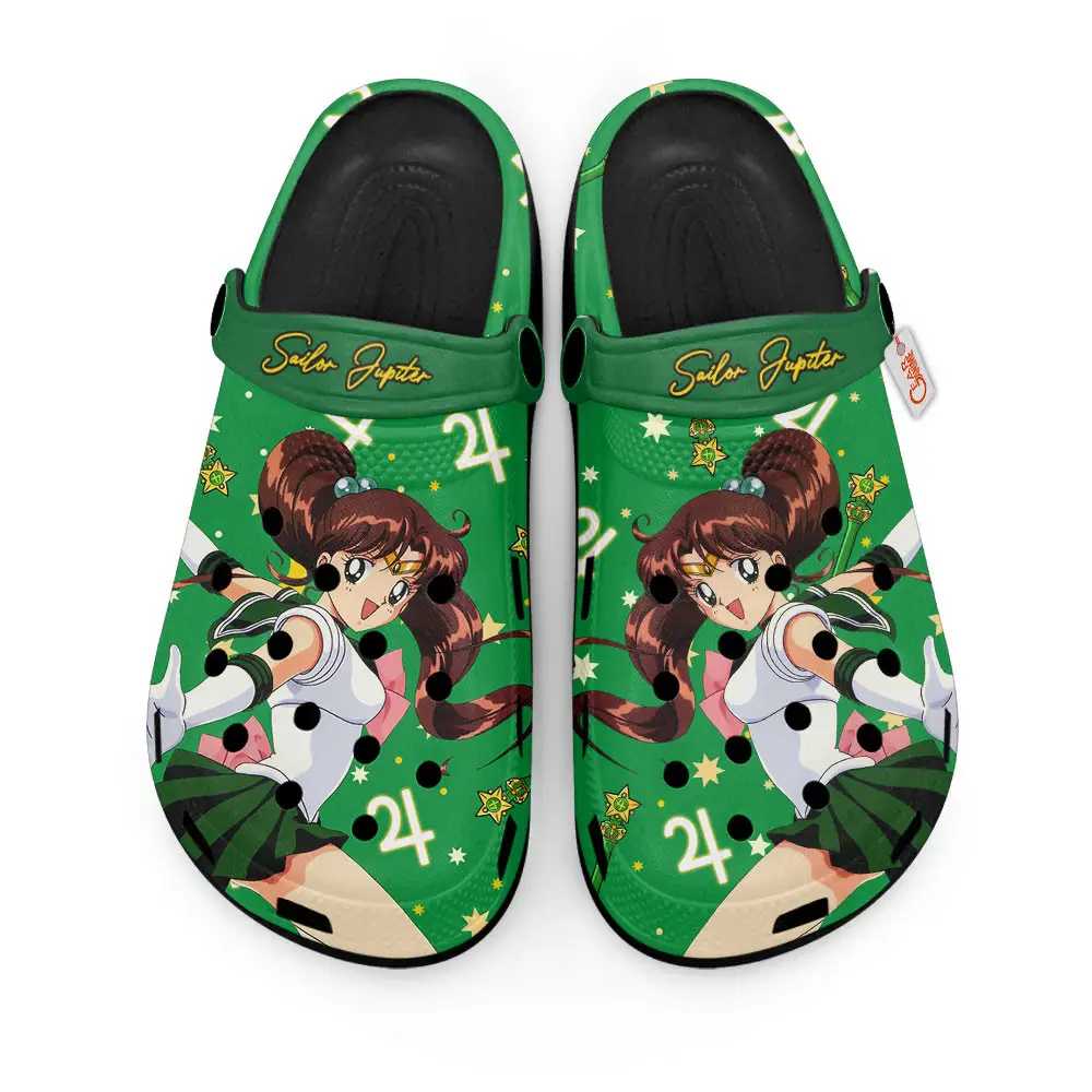 Sailor Jupiter Personalized Anime Clogs