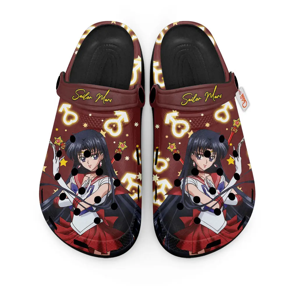 Sailor Mars Personalized Anime Clogs  Name