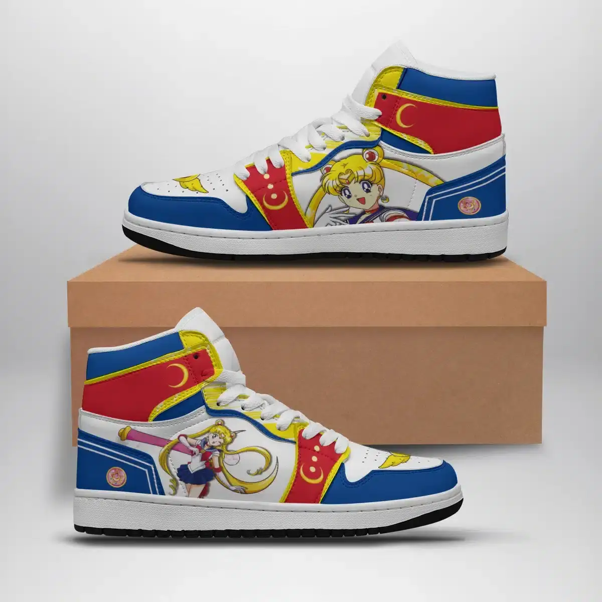 Sailor Moon Sailor Moon Air Jordan 1 Shoes