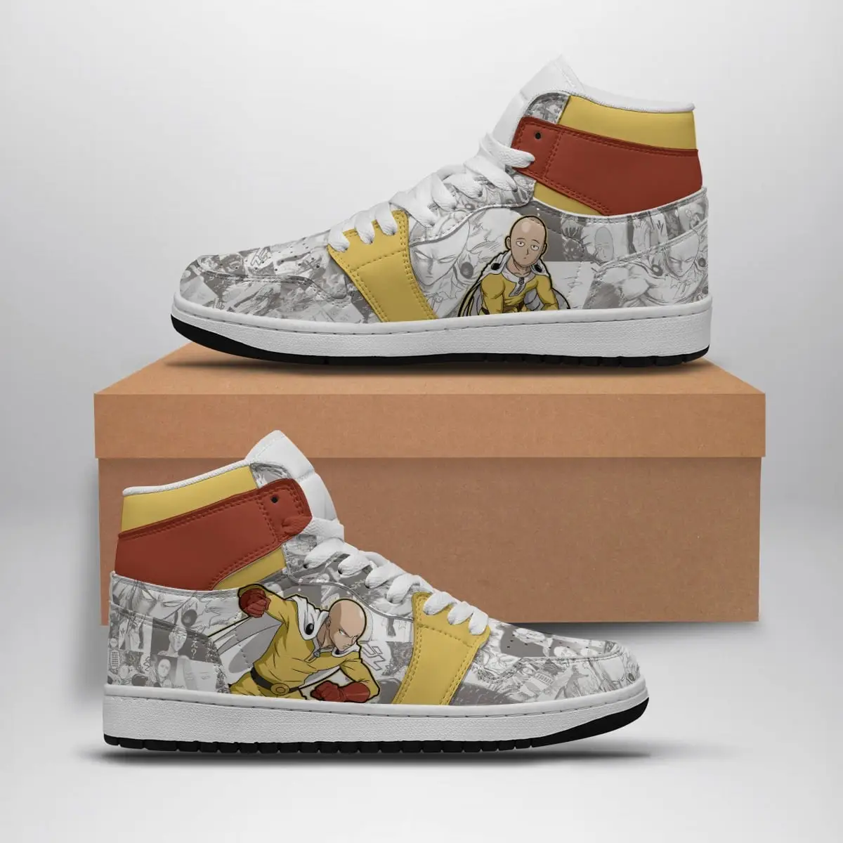 Saitama One Punch Man Air Jordan 1 Shoes