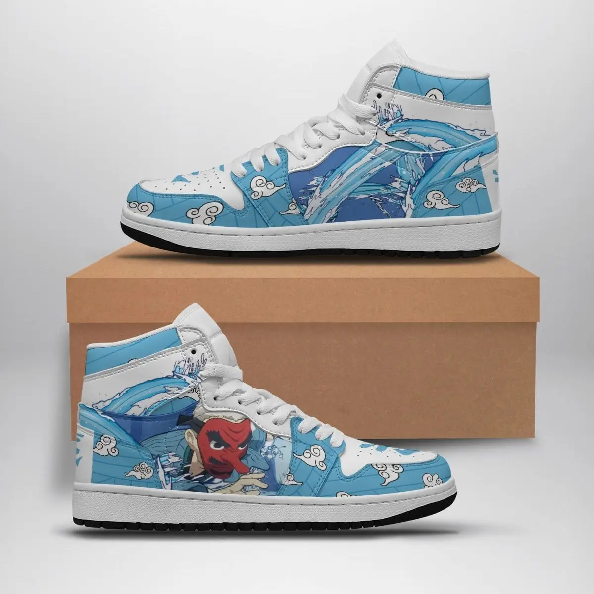 Sakonji Urokodaki Mask Demon Slayer Air Jordan 1 Shoes