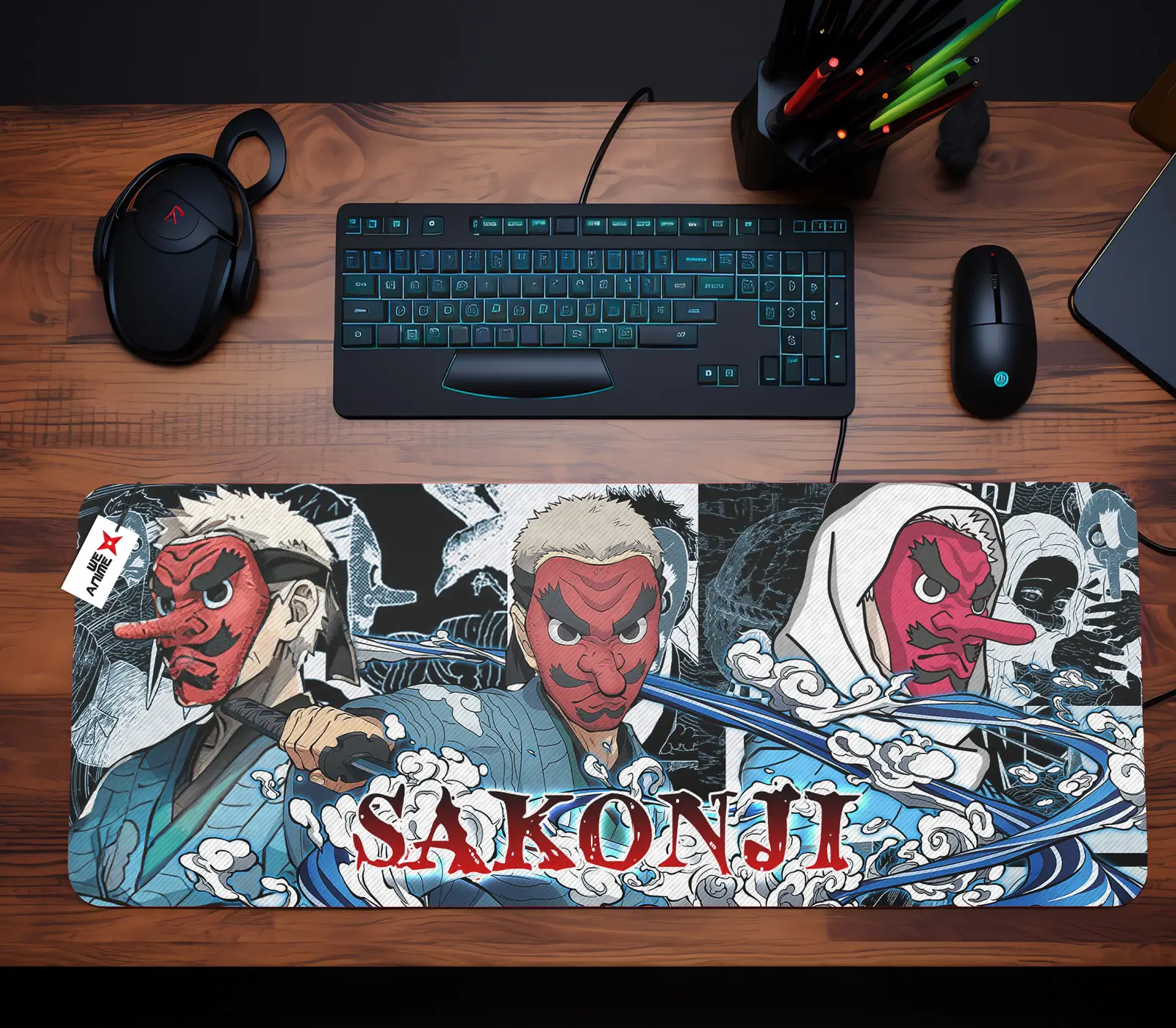 Sakonji Urokodaki Mouse Mat Personalized Name