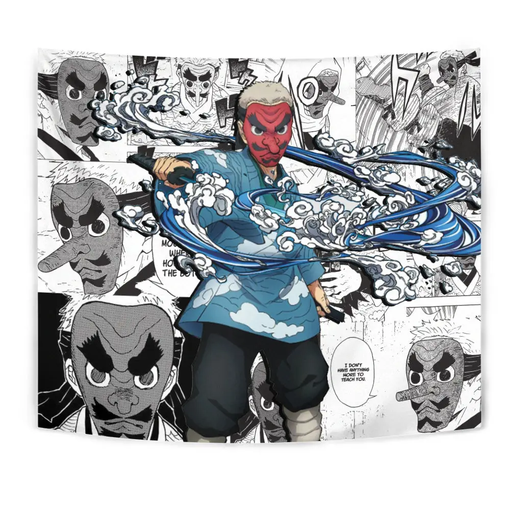 Sakonji Urokodaki Tapestry Custom Anime Manga Wall Decor