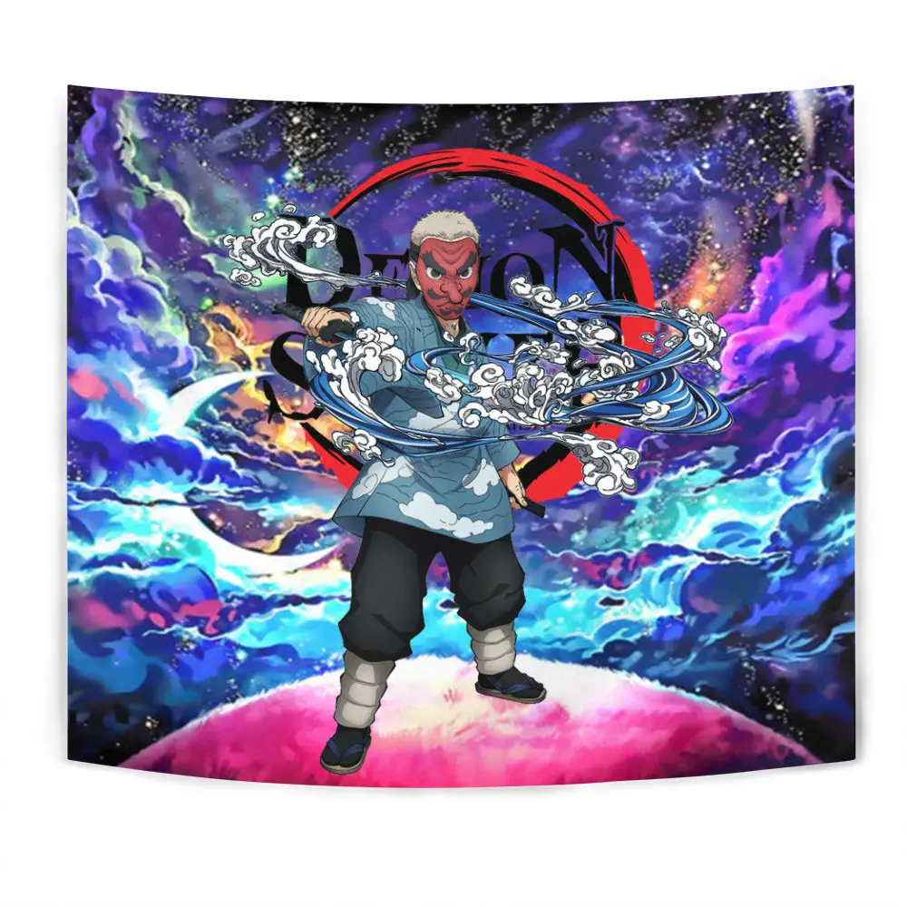 Sakonji Urokodaki Tapestry Custom Galaxy Anime Wall Decor