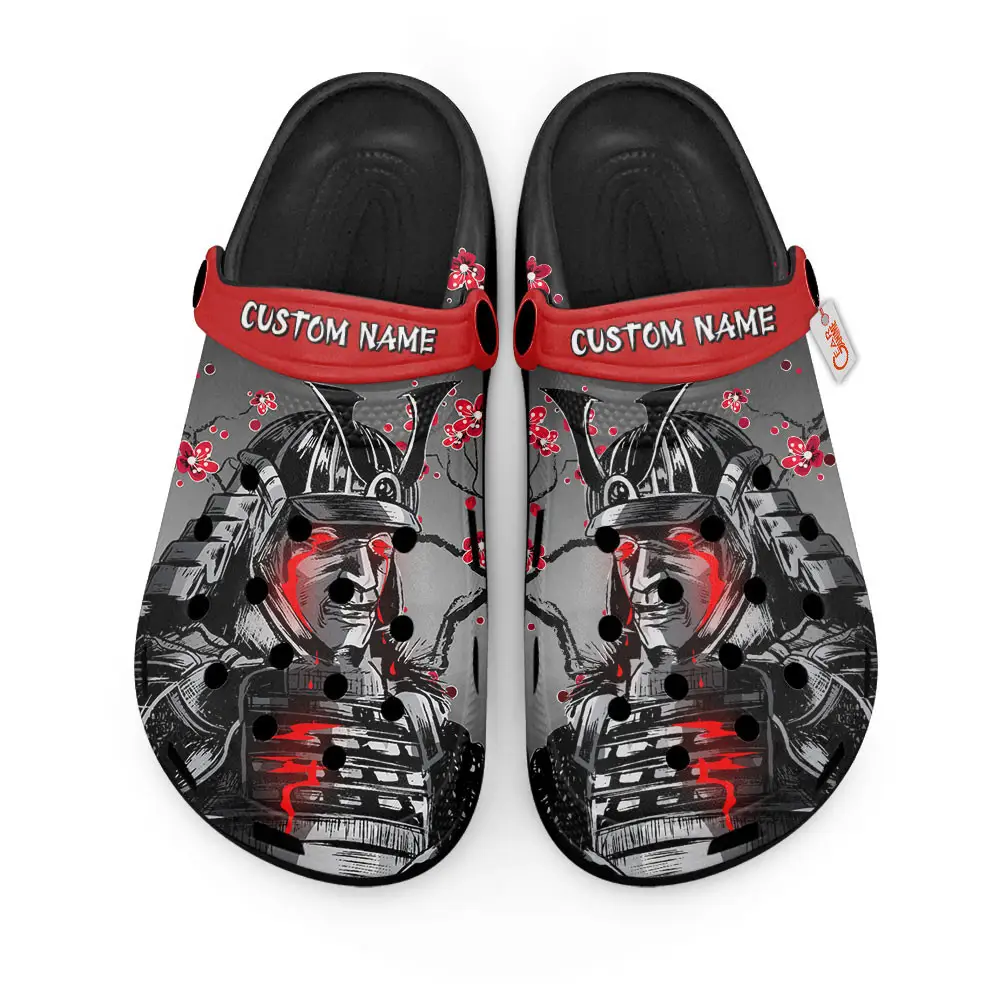 Samurai Japan Edition Premium Clogs Personalized Name