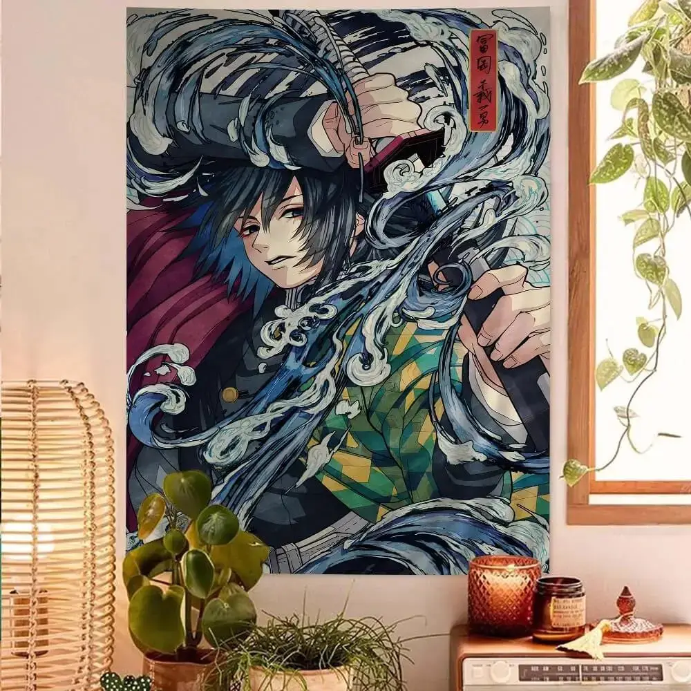 Samurai Serenity – Tomioka Giyuu Wall Tapestry