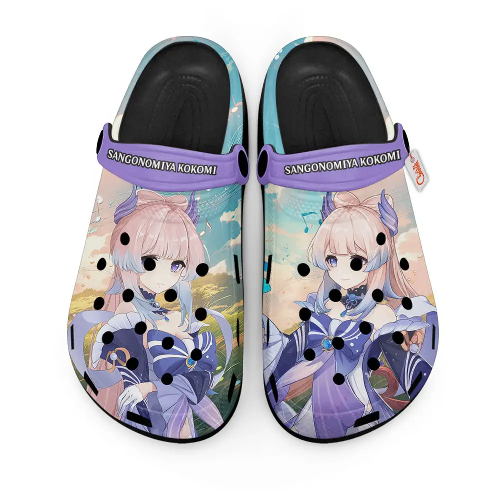 Sangonomiya Kokomi Genshin Impact Edition Premium Clogs Personalized Name