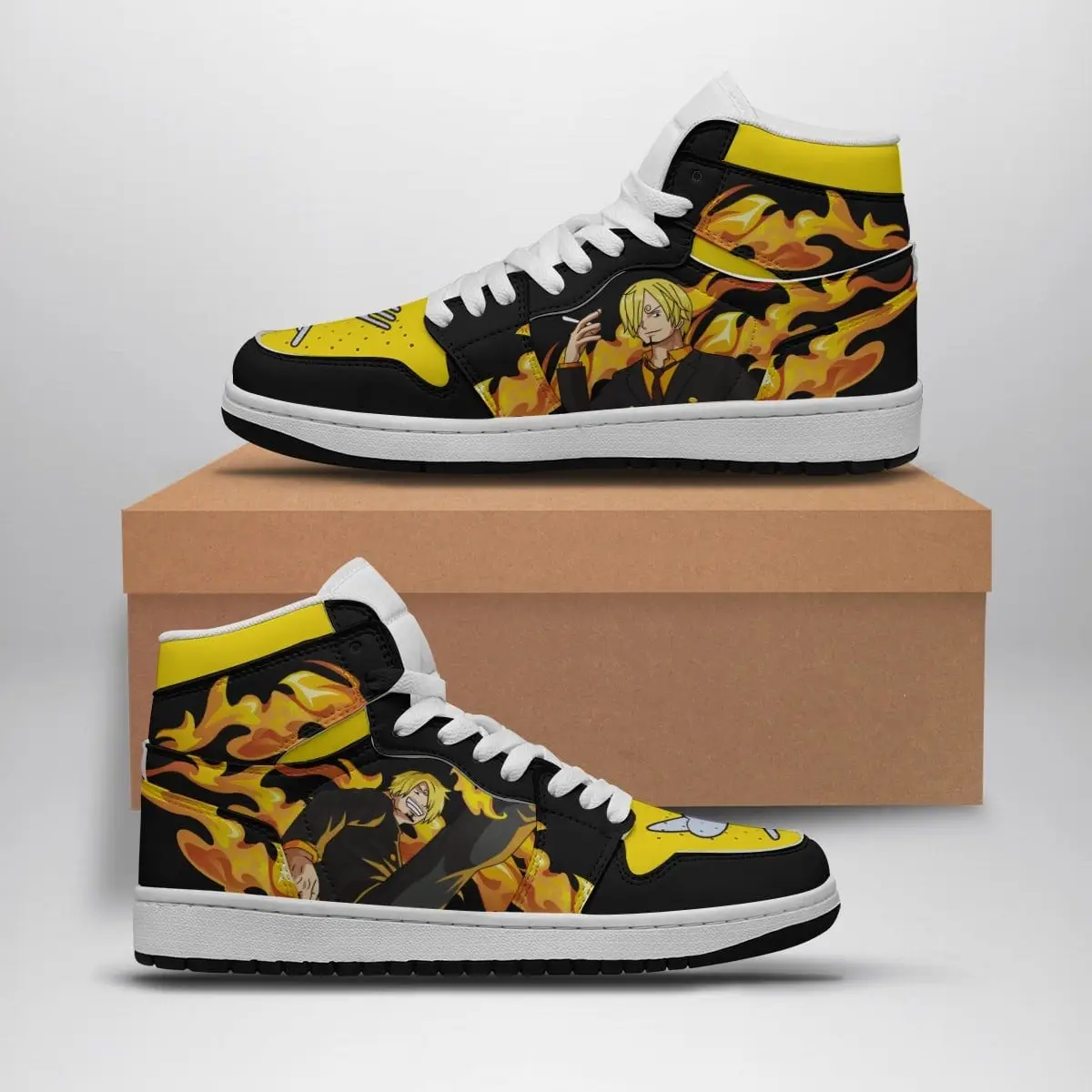 Sanji One Piece Air Jordan 1 Shoes