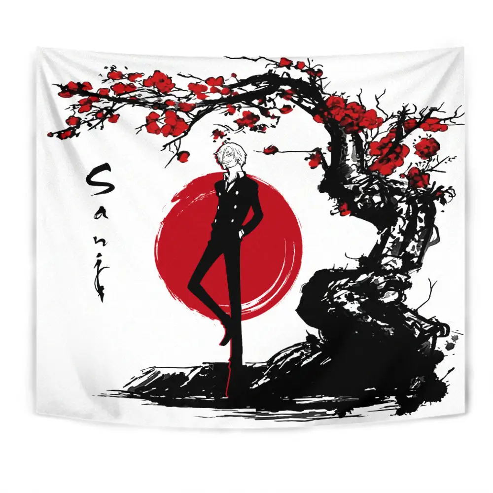 Sanji Tapestry Custom Anime Bedroom Living Room Home Decoration