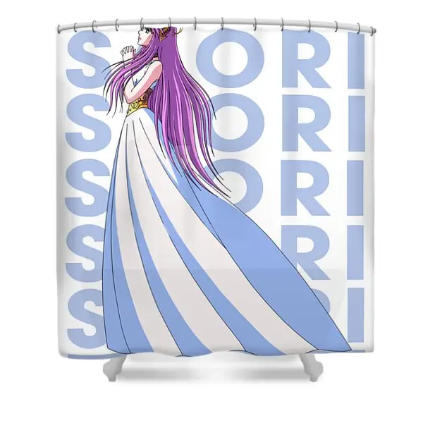 Saori Art Saint Seiya Shower Curtain | Anime Shower Curtains