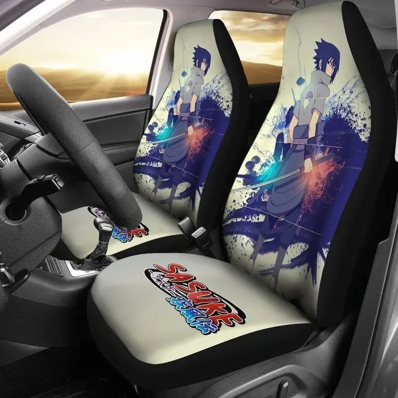 Sasuke Car Seat Covers Custom Anime Car Accessories 