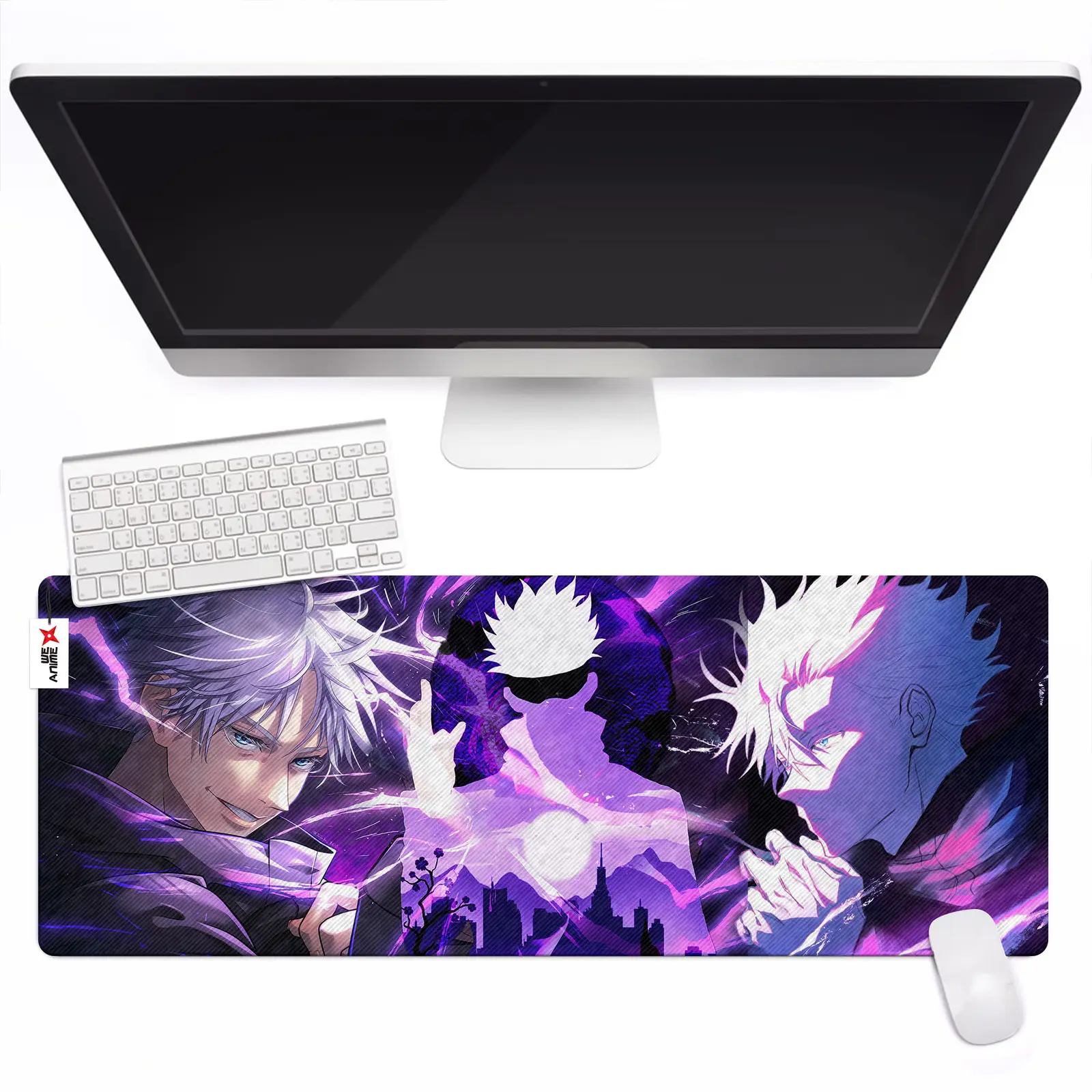 Satoru Gojo Mouse Mat Custom Anime Mouse Pad Large Size