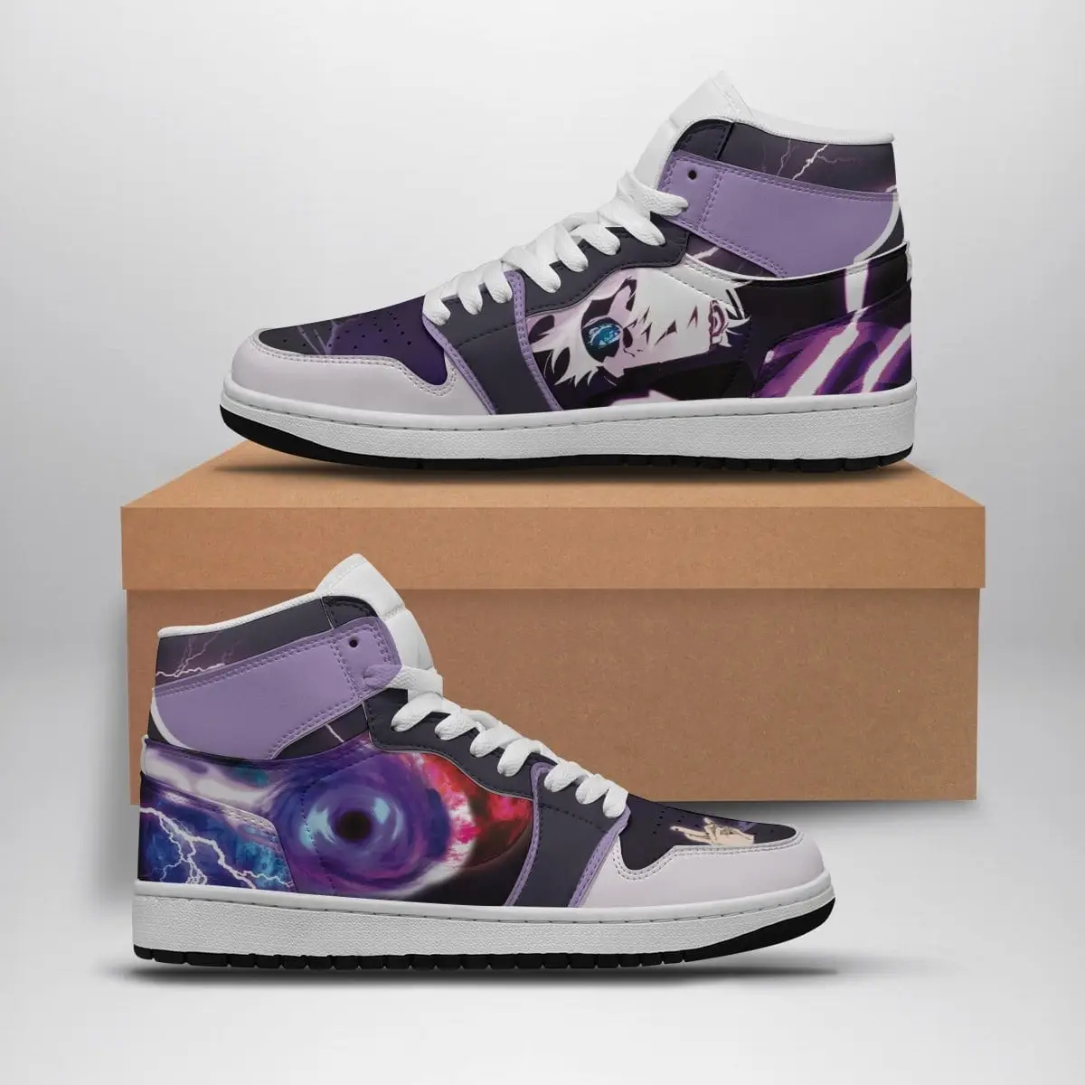 Satoru Gojo Sorcery Fight Jujutsu Kaisen Air Jordan 1 Shoes