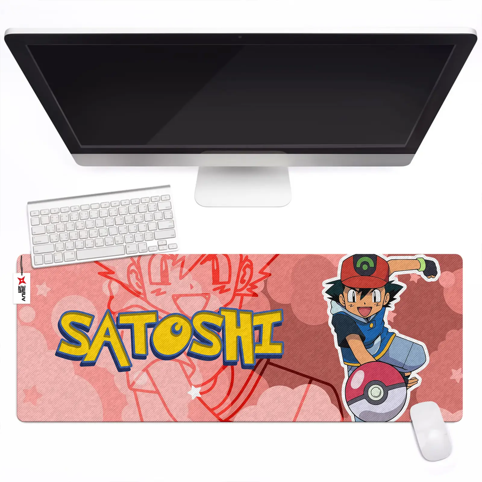 Satoshi Mouse Mat Custom Anime Personalized Mouse Pad
